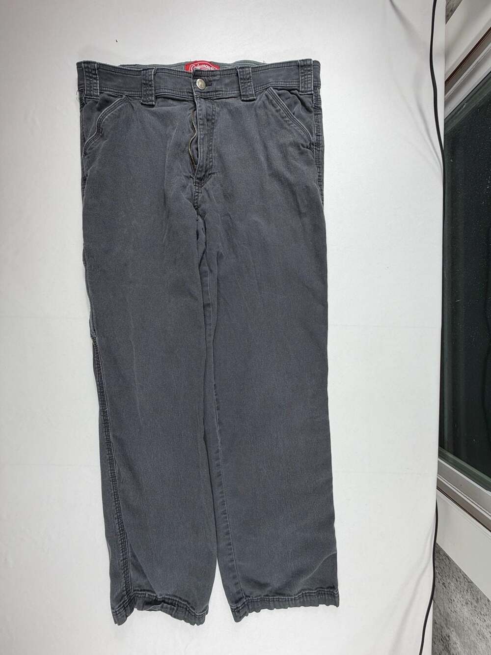 Coleman Men's Gray Cotton Blend Work Pants Size 34/32